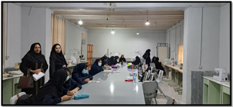 بازدید رئیس مرکز آموزش علمی کاربردی بندرعباس یک از هنرستان دخترانه امام خمینی به منظور جذب دانشجو در پذیرش بهمن ماه ۱۴۰۱