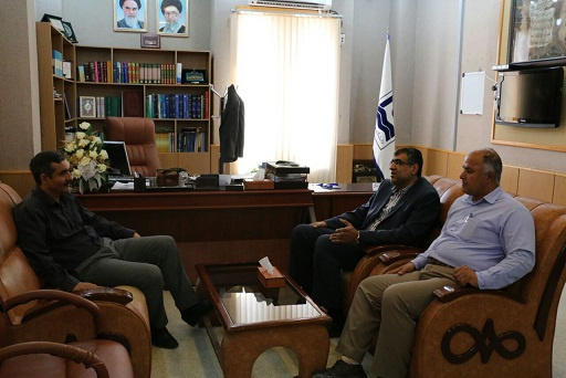 دیدار ریئس واحد استانی با ریئس دانشگاه هرمزگان