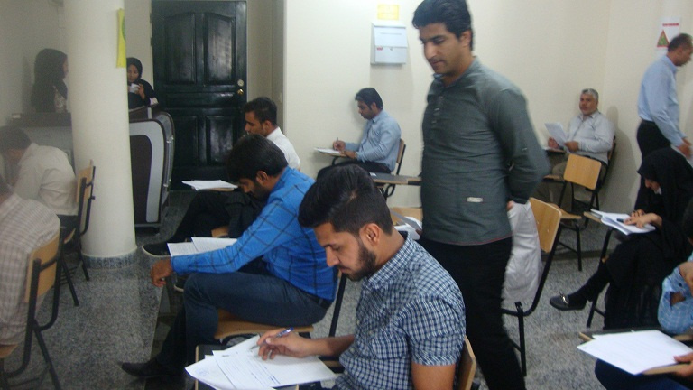بازدید ازحوزه امتحانات مرکز آموزش علمی کاربردی شهرداری قشم