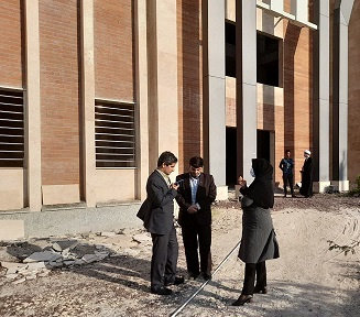 بازدید مشاور رئیس دانشگاه جامع علمی کاربردی کشور از ساختمان نیمه ساخته واحد هرمزگان